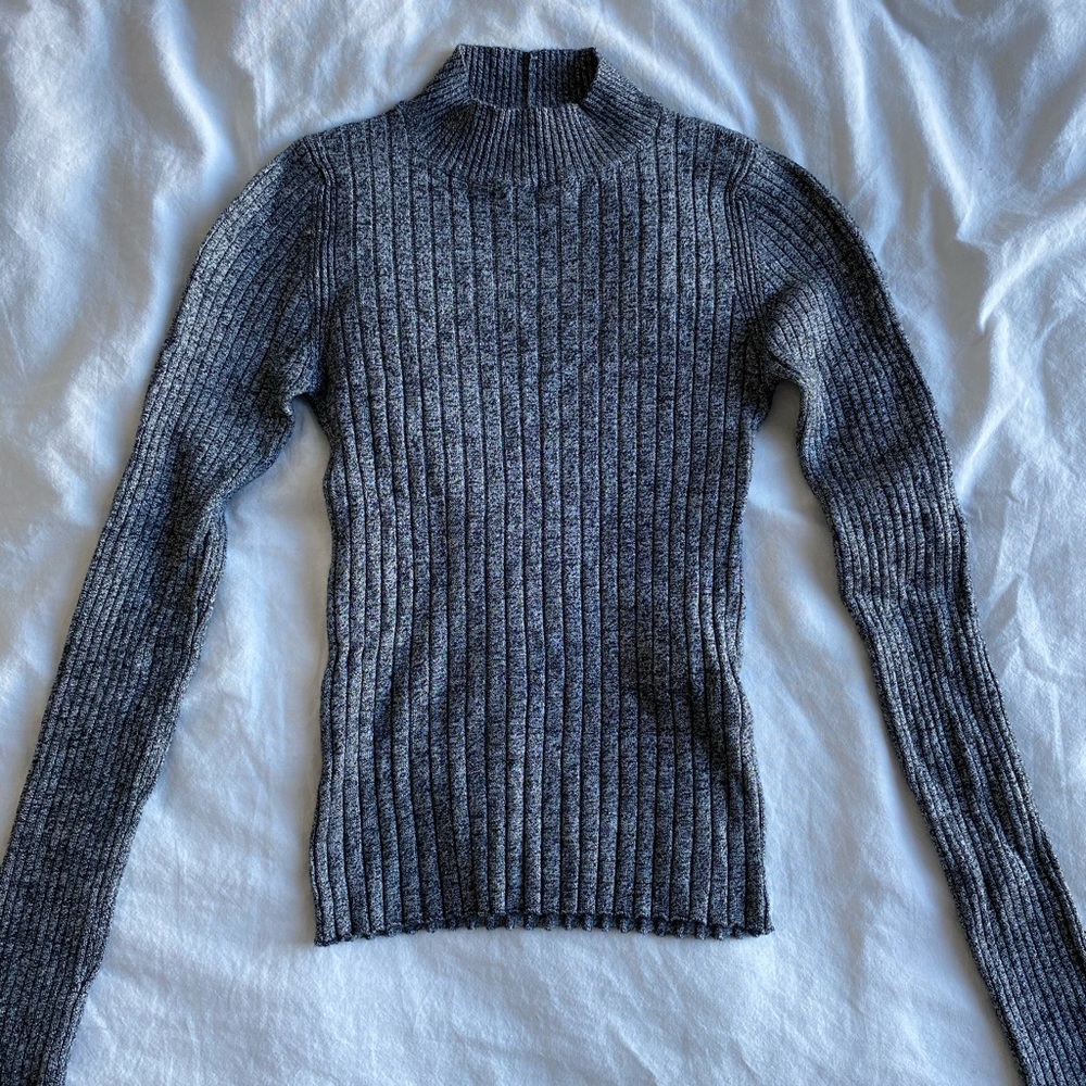 ASOS grey mock neck